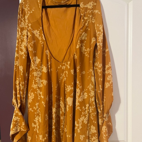 Free People Silk Floral Dress - Picture 10 of 10
